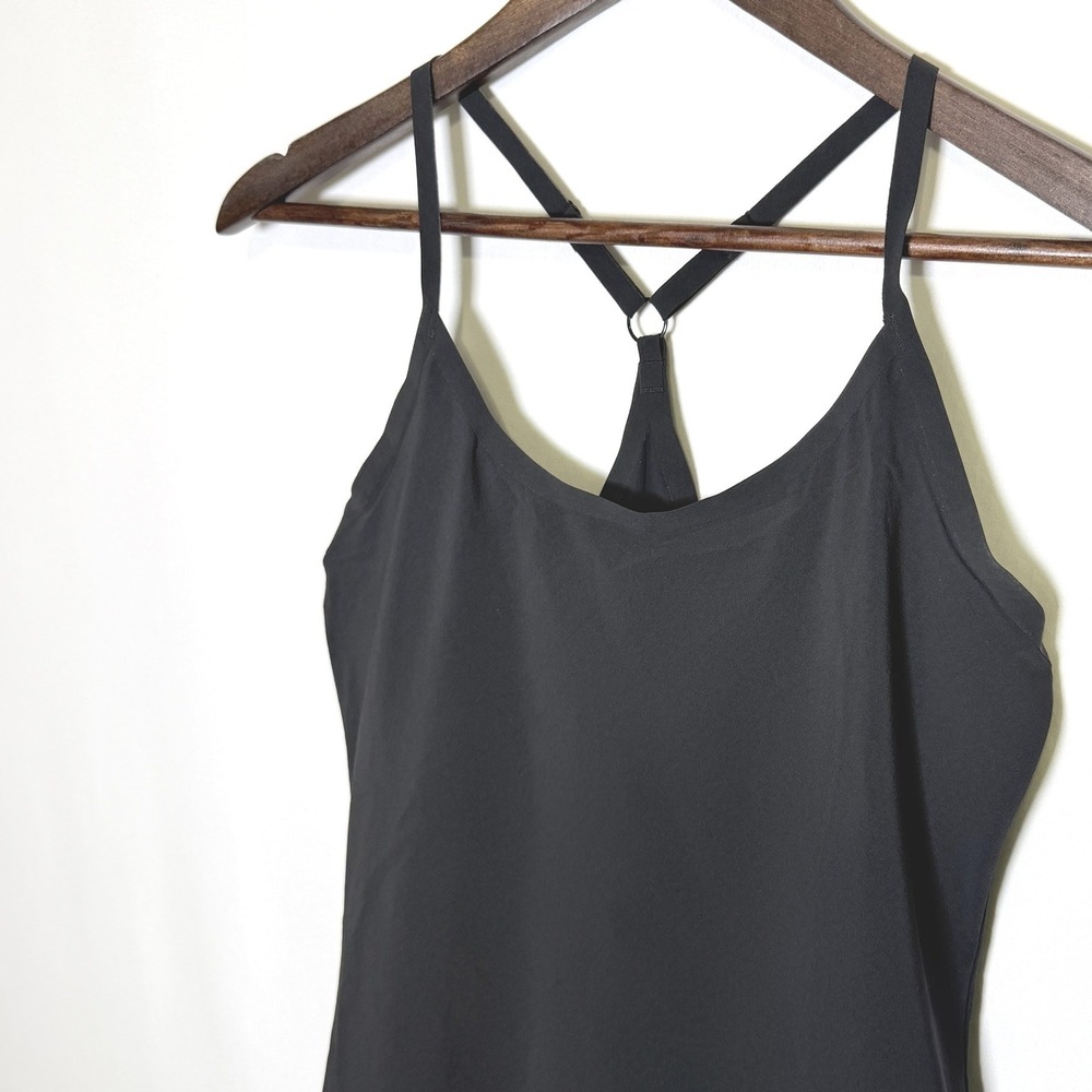 Outdoor Voices Exercise Dress Black Racerback Built-in Shorts Small Activewear